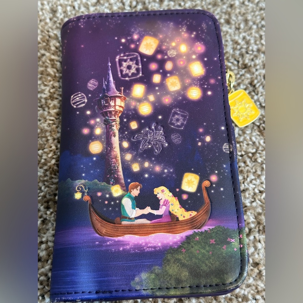Disney Purple Lantern Scene Wallet
